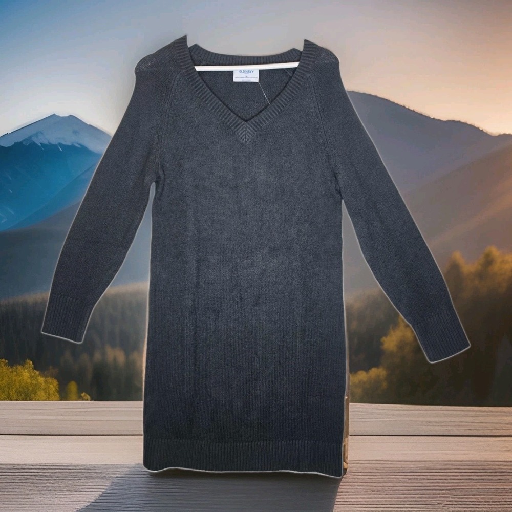 Old Navy Women's Black Sweater Dress SZ: XS NWT‎